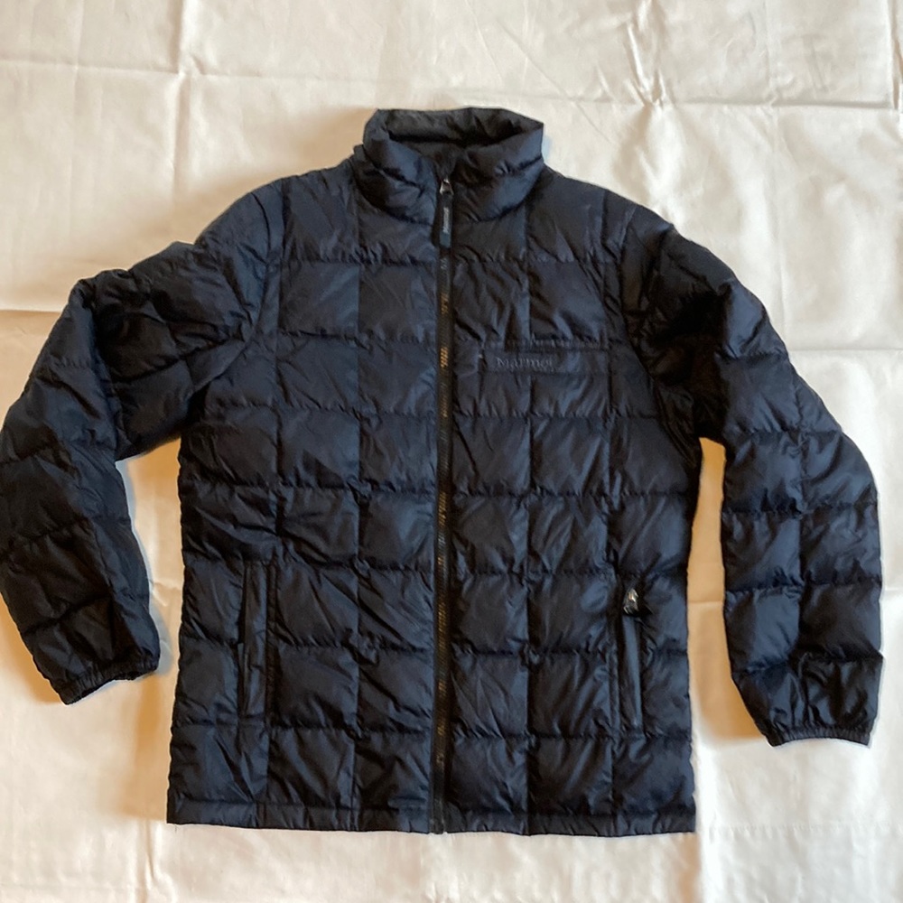 Marmot black girls jacket - large